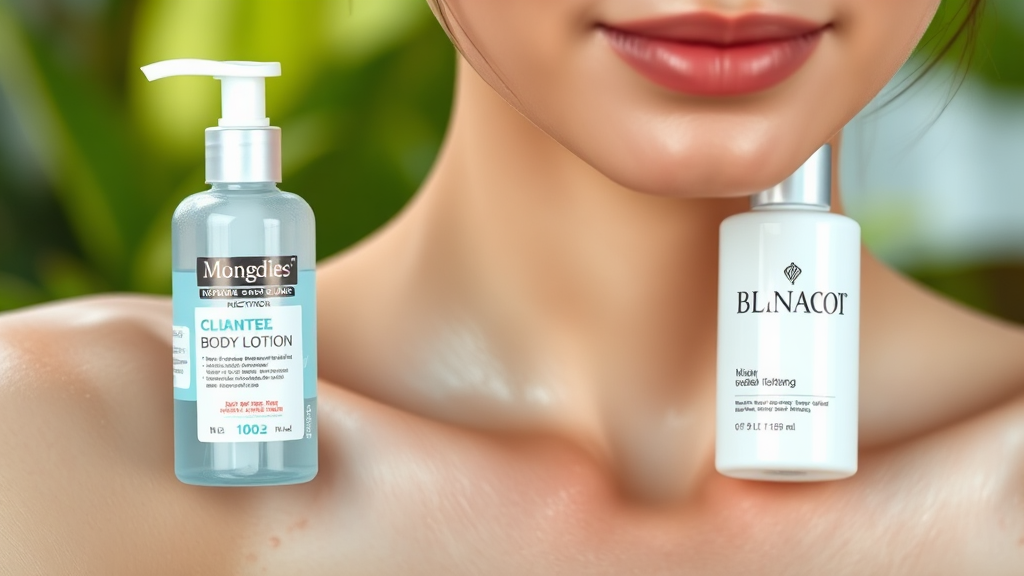 바디로션, 보습력 & 지속력 비교분석 (realistic 스타일)