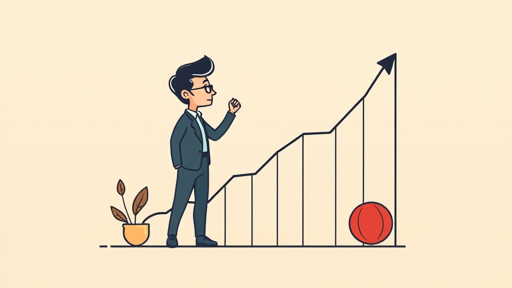 개인 투자자를 위한 투자 전략 (illustration 스타일)