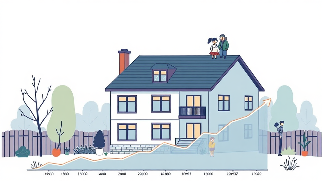 소득과 자산, 국민임대주택 신청의 핵심 기준 (illustration 스타일)