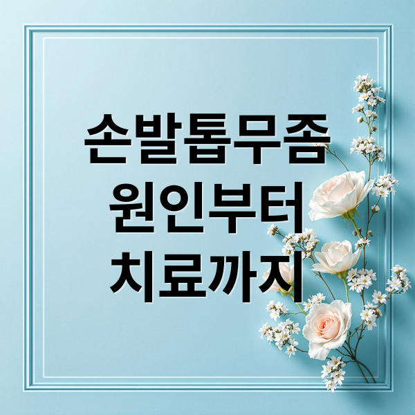 손발톱무좀
원인부터
치료까지 (손발톱무좀 치료약 종류 특징)