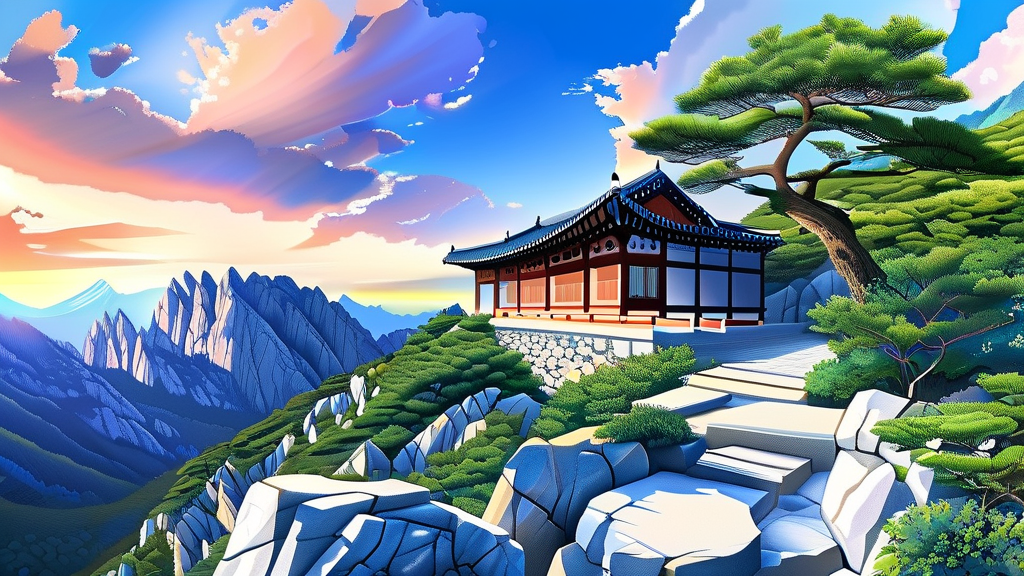 지칭개의 놀라운 효능 (realistic 스타일)