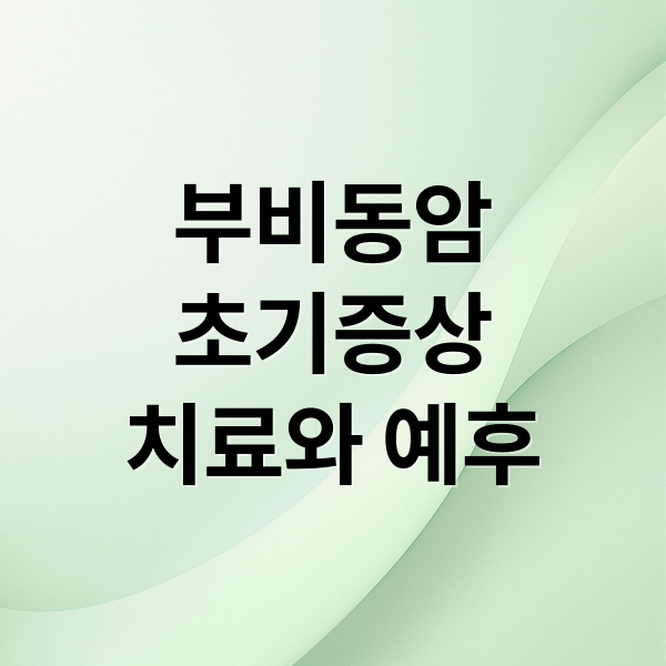 부비동암
초기증상
치료와 예후 (부비동암 증상 예후 종양 통증)