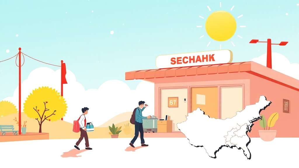 쿠첸 서비스센터 위치 (illustration 스타일)