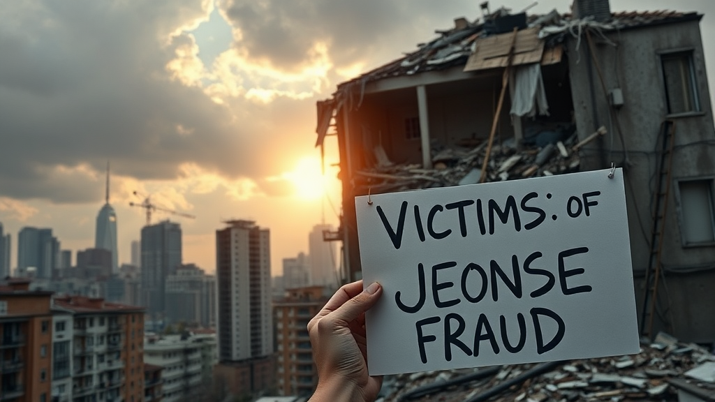 전세사기 피해자 인정 요건 (realistic 스타일)