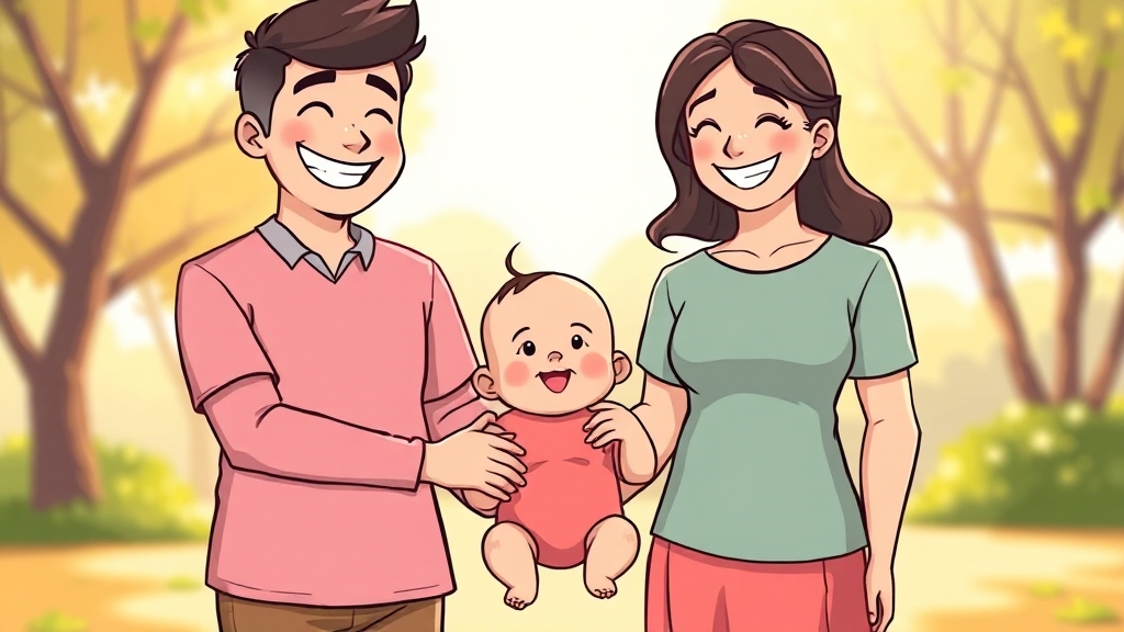 육아휴직 급여, 얼마나 오르나? (cartoon 스타일)