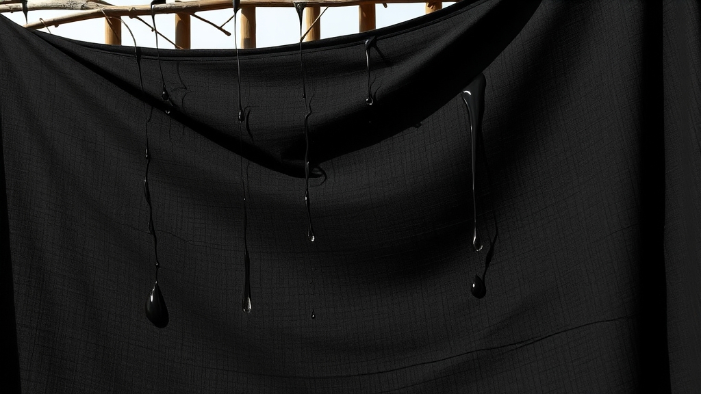 검은 옷 색상 변화 원인과 해결 (realistic 스타일)