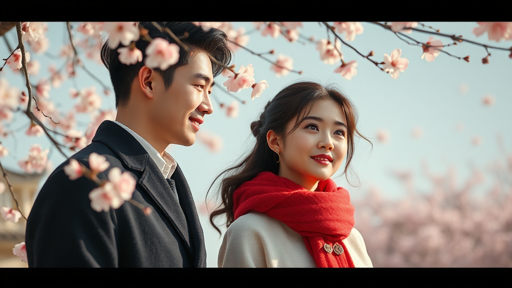 경도 드라마: 주요 등장인물 (realistic 스타일)