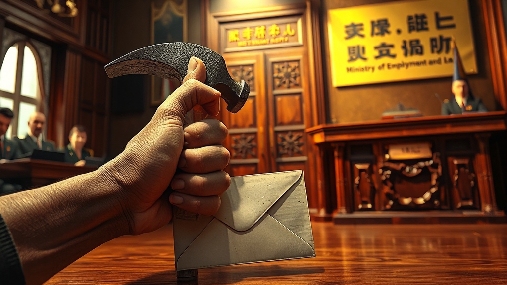 퇴직금, 못 받았다면? (realistic 스타일)