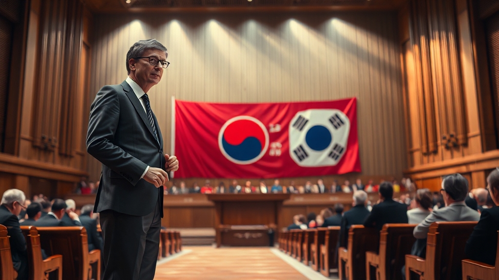 방한 개요 및 일정 (realistic 스타일)