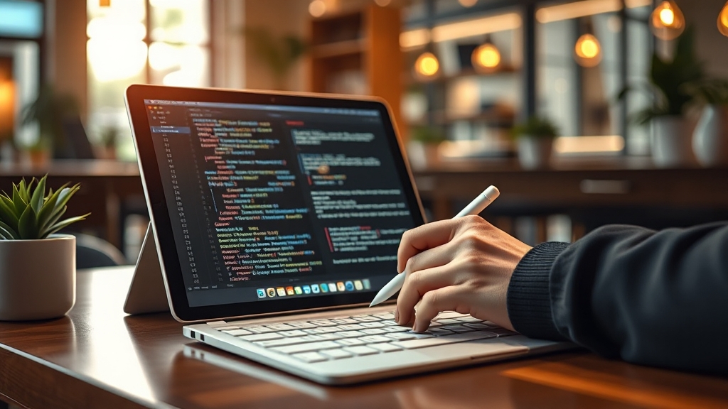 아이패드 에어 M3, 코딩 환경 구축 (realistic 스타일)