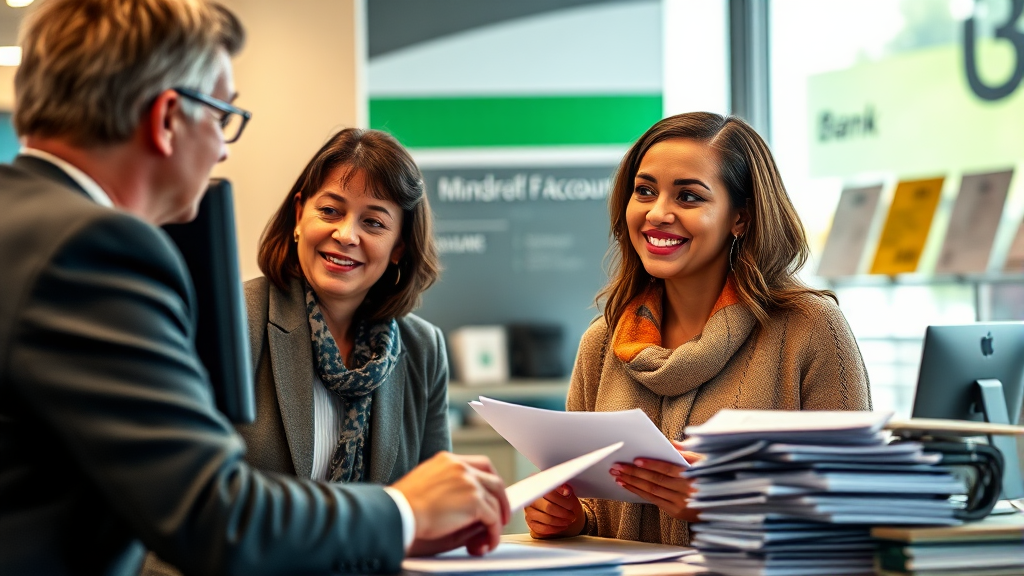 마이너스 통장 개설 방법 (realistic 스타일)