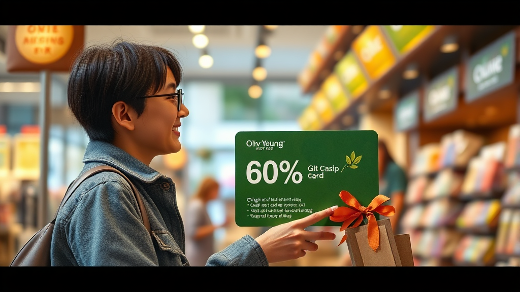 올리브영 기프트카드 환불 핵심 정보 (realistic 스타일)