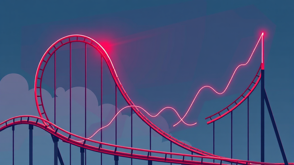 혈당 스파이크의 위험성 (illustration 스타일)