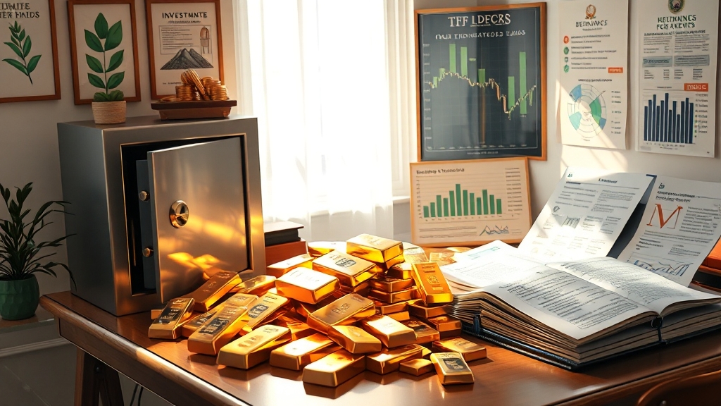 금 투자 방법: 초보자 가이드 (realistic 스타일)