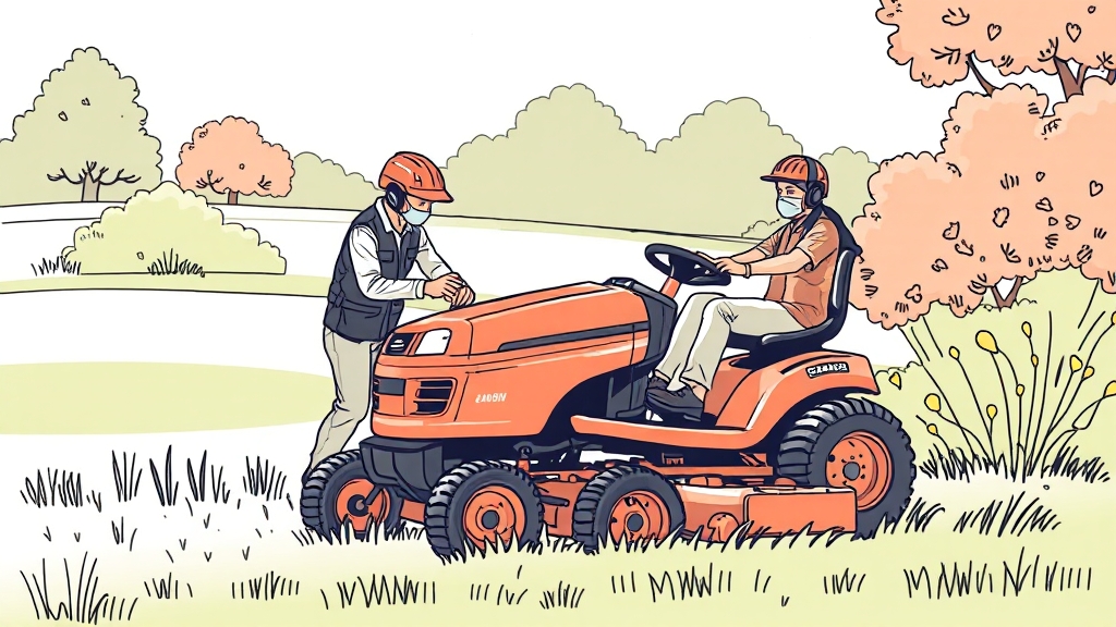 벌초 작업 안전 수칙 (illustration 스타일)