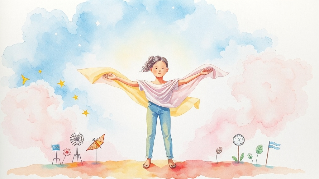 빚 탕감: 주요 혜택 및 종류 (watercolor 스타일)