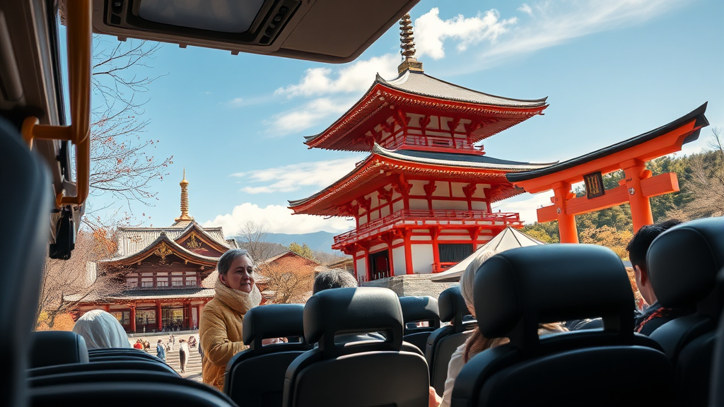 버스투어 선택 가이드 (realistic 스타일)