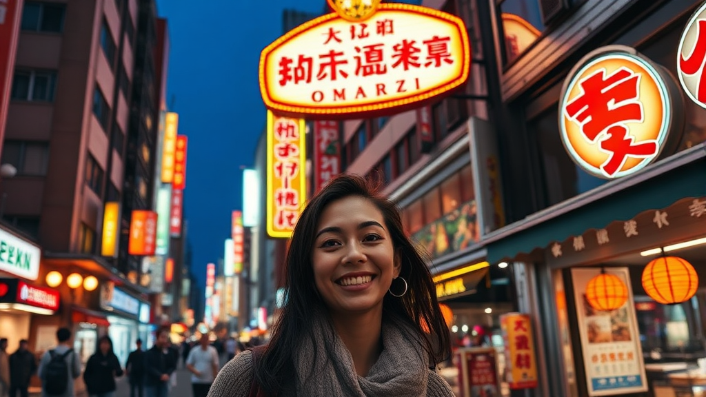 유메마루 주변 관광 정보 (realistic 스타일)