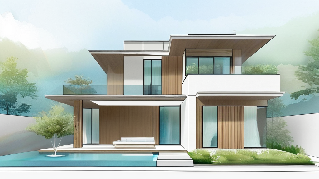 꼼꼼한 준비 필수: 강동 헤리티지 자이 자금 계획 및 필요 현금 (watercolor 스타일)