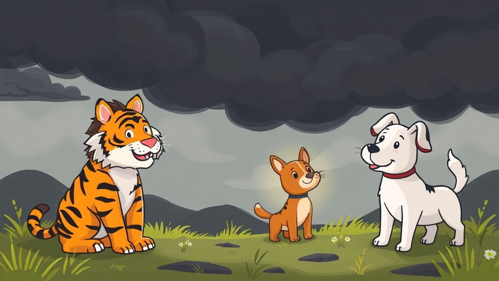 2026년 삼재띠별 주의사항 (cartoon 스타일)