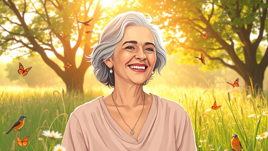 갱년기 증상, 호르몬 치료 (illustration 스타일)