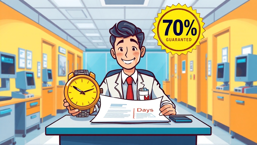 보험금 심사 & 지급, 얼마나 걸릴까? (cartoon 스타일)