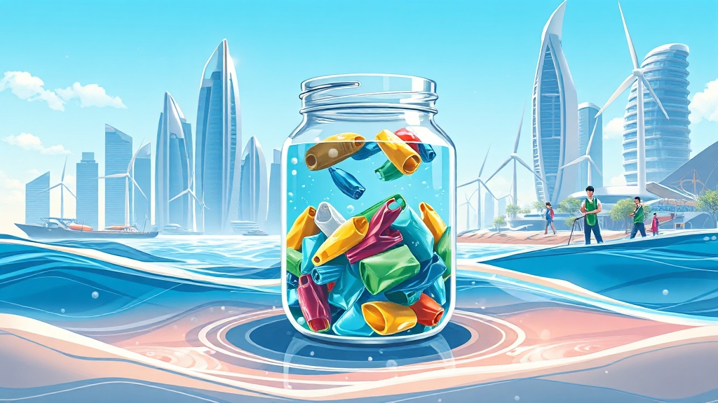 환경적 영향 및 지속 가능한 미래 전망 (illustration 스타일)