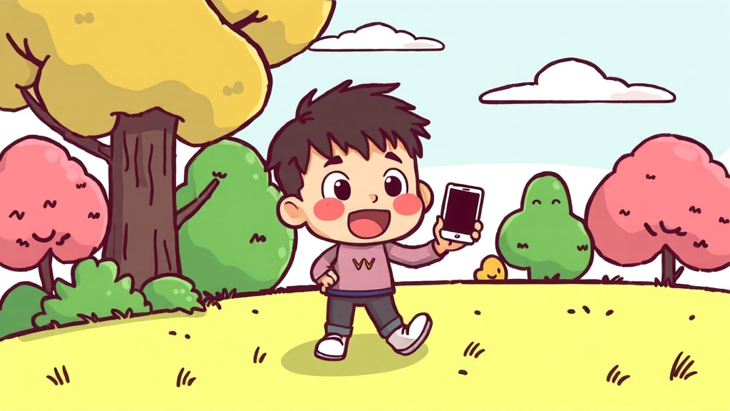 스마트폰 알림 설정 확인 (Android/iOS) (cartoon 스타일)