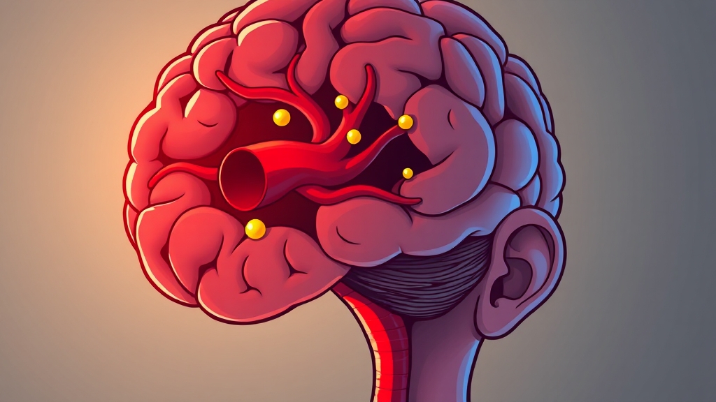 뇌졸중, 주요 원인과 위험 요인은? (cartoon 스타일)