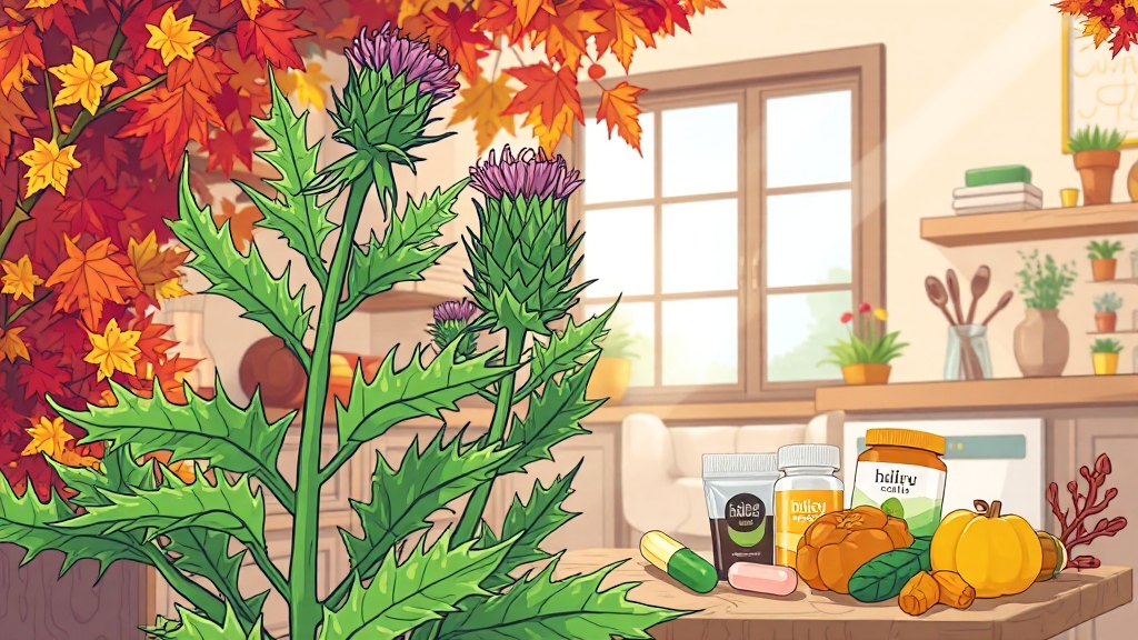 </strong>밀크씨슬, 어떻게 먹어야 할까요?</strong> (cartoon 스타일)