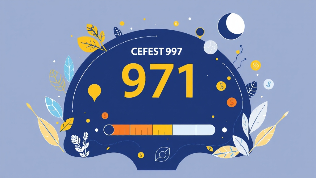 평균 신용점수 현황 분석 (illustration 스타일)