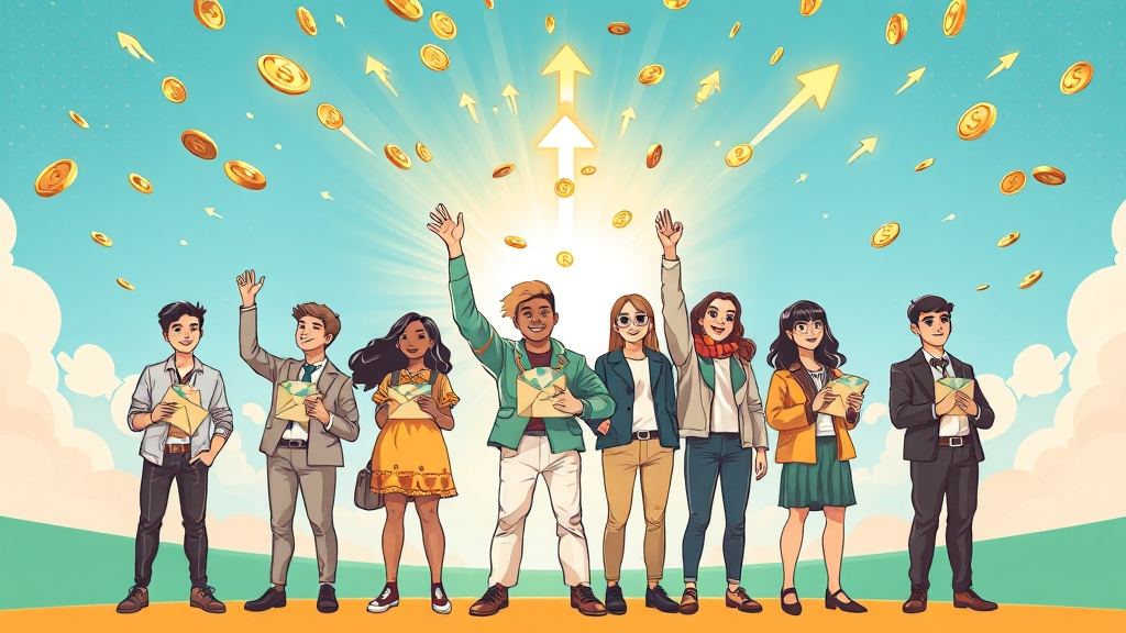 청년도약계좌 활용 팁 및 FAQ (illustration 스타일)