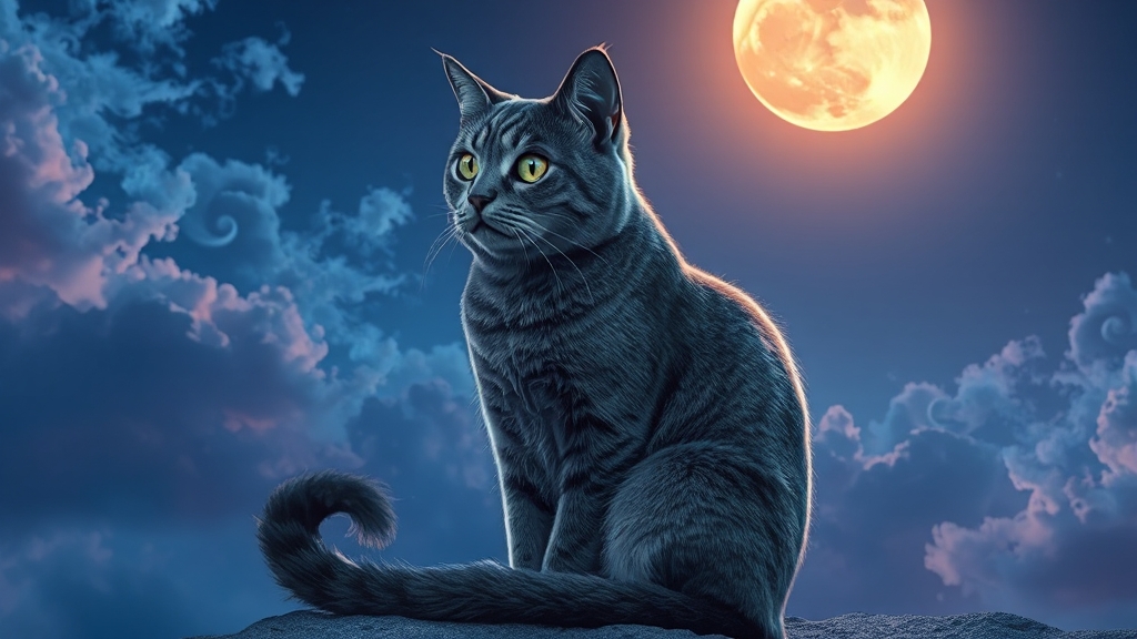 고양이 꿈 해몽 시 고려 사항 (realistic 스타일)