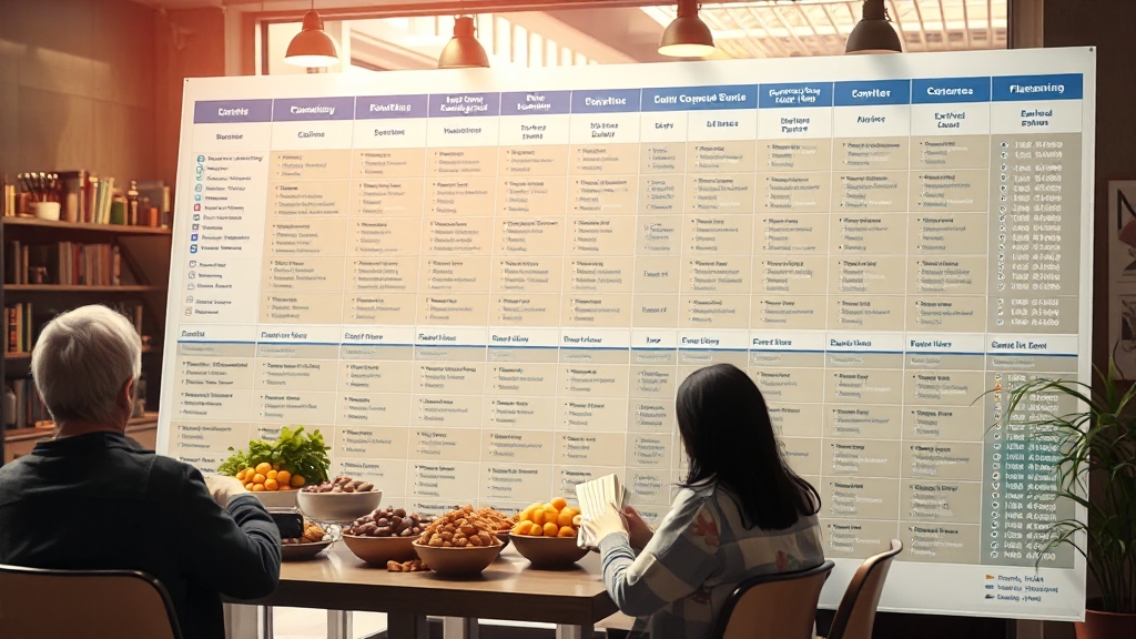 배치표 보는 방법: 핵심 요소 (realistic 스타일)