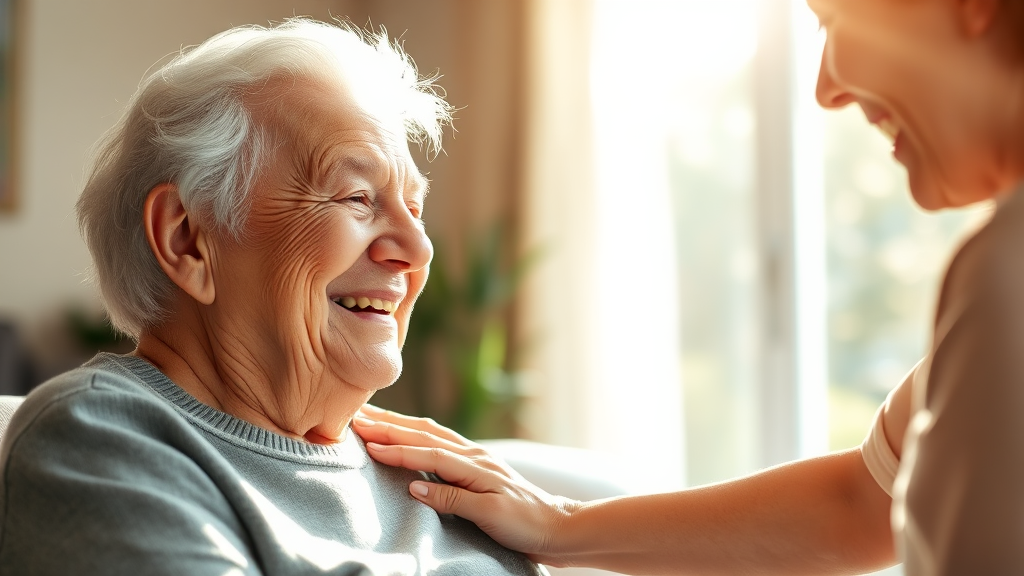 돌봄 서비스, 어떻게 이용하나? (realistic 스타일)