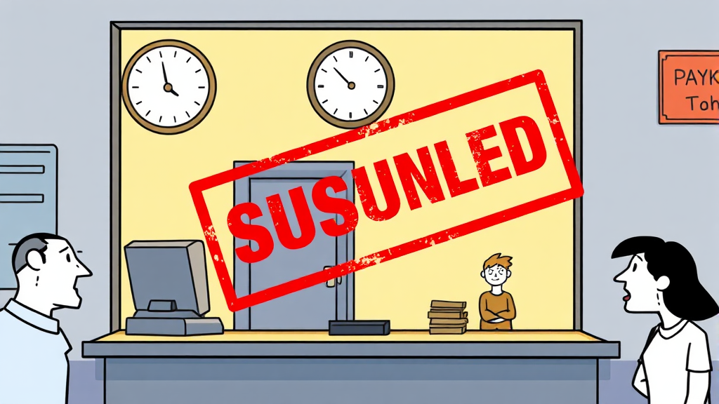 계좌 지급정지란? (cartoon 스타일)