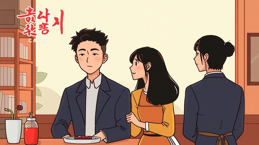 드라마 종영 후 반응 및 시청률 (cartoon 스타일)