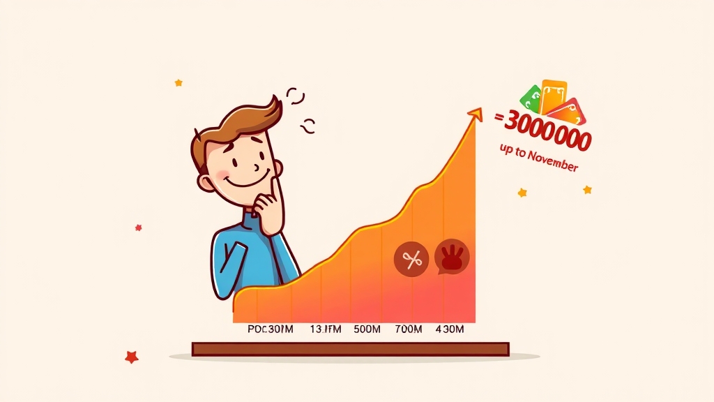 실적 조건 및 환급 기준 (cartoon 스타일)