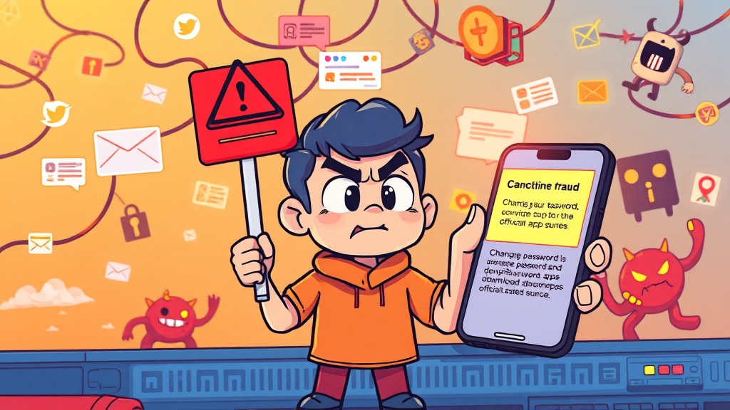 개인 정보, 어떻게 지킬까? (cartoon 스타일)