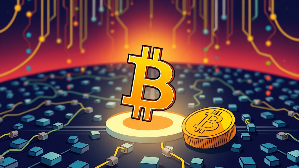 디지털 화폐 A to Z: 비트코인부터 CBDC, 미래 전망까지 3 비트코인: 디지털 화폐의 시작 (cartoon 스타일)