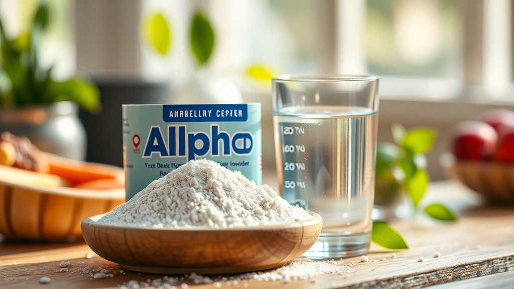 알파CD 섭취 방법 (realistic 스타일)