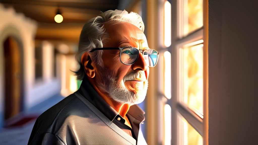 건강한 노년을 위한 남성 갱년기 Q&A (realistic 스타일)