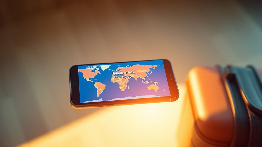 KT 로밍 서비스 핵심 기능 (realistic 스타일)