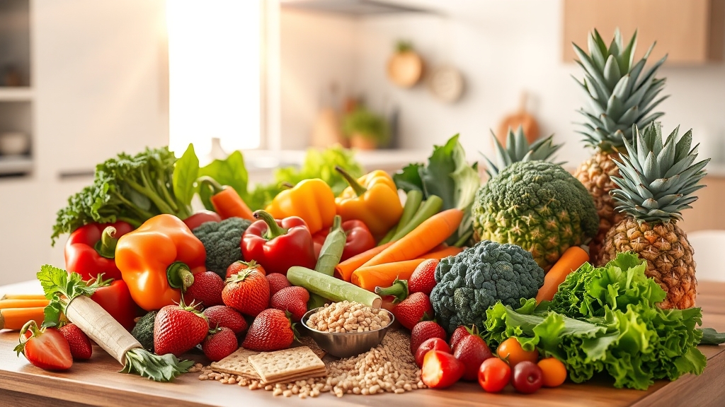 폐암 예방, 식습관이 중요할까? (realistic 스타일)