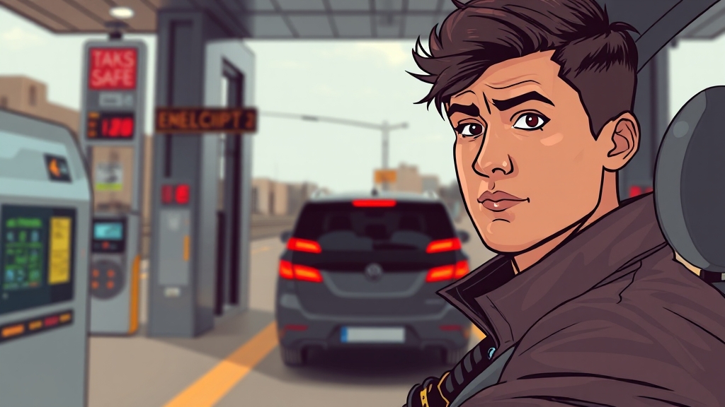 미인식 시 운전자 조치사항 (illustration 스타일)