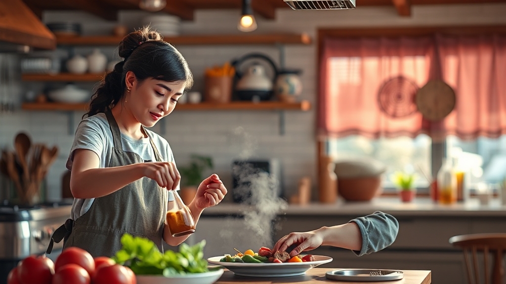 Z플립7, 플렉스 모드와 AI의 만남 (realistic 스타일)