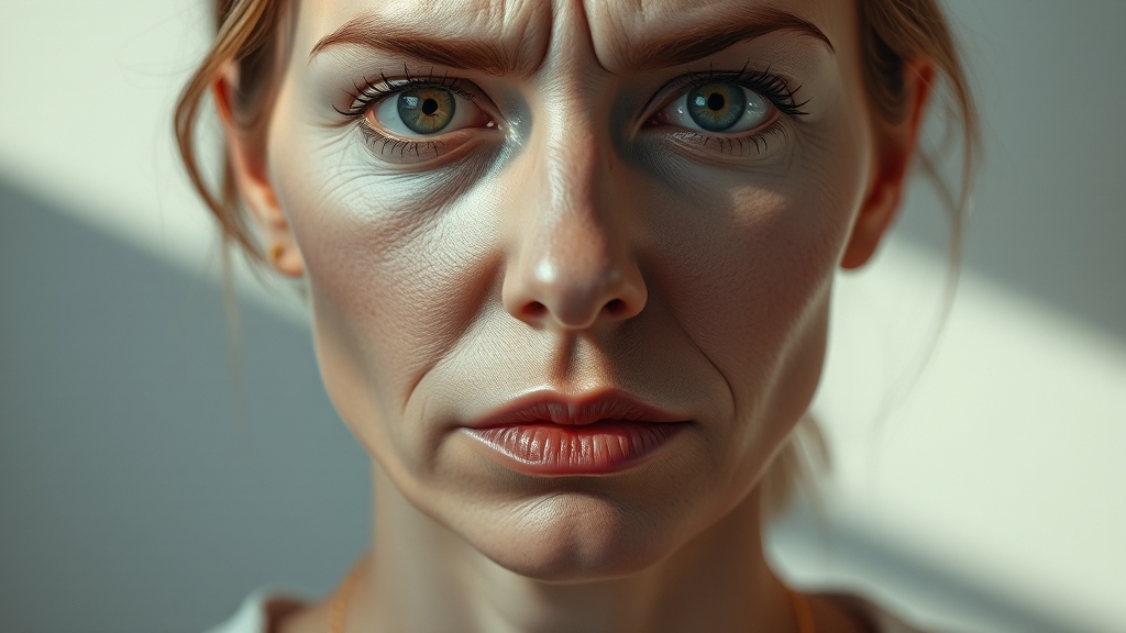 입꼬리 비대칭 원인과 개선 (realistic 스타일)