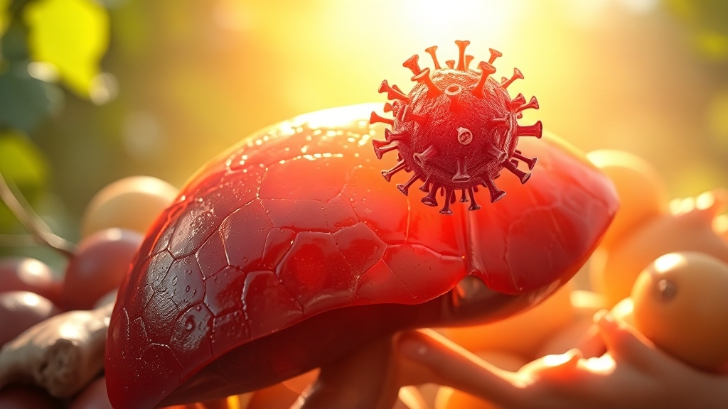 간암이란 무엇일까요? (realistic 스타일)