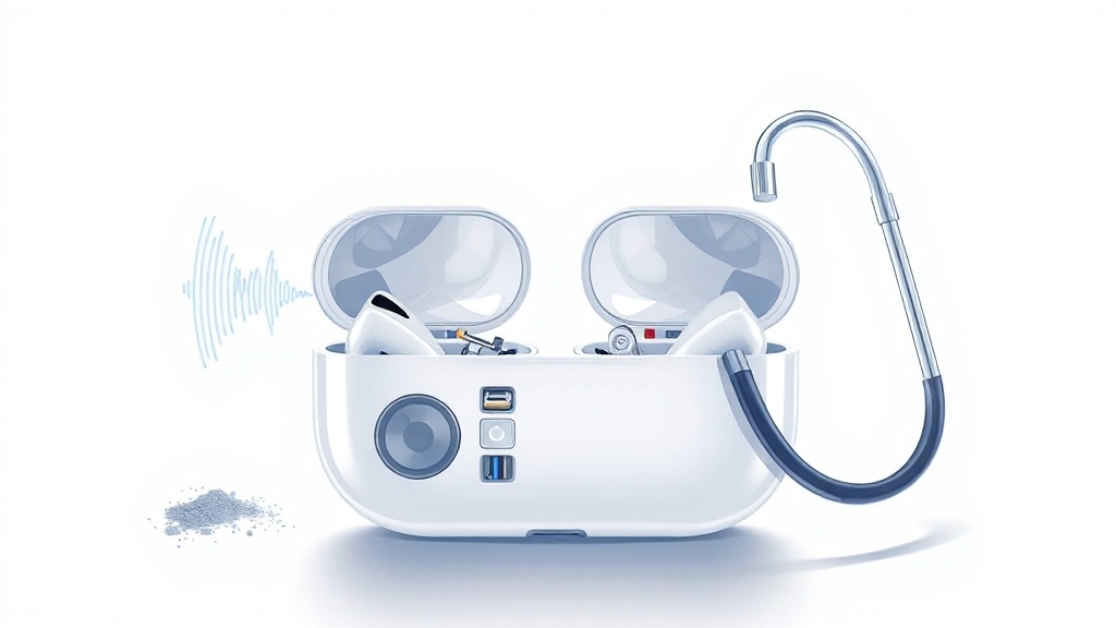 한쪽 소리 안 들림: 원인 분석 (illustration 스타일)