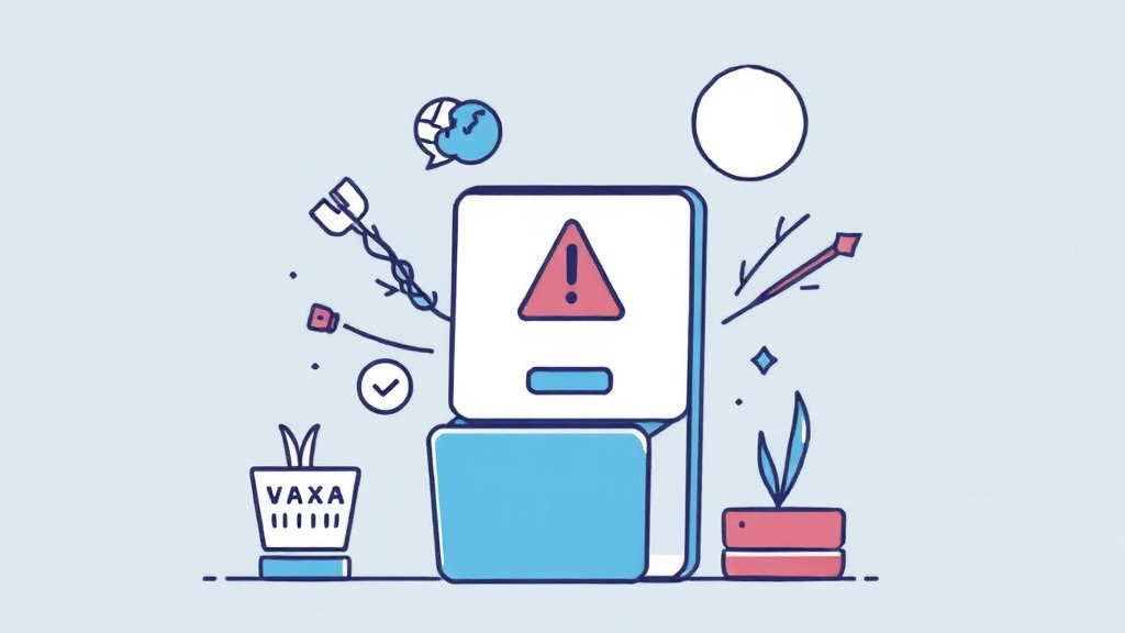 앱 다운로드/업데이트 오류, 이렇게 해결하세요! (illustration 스타일)